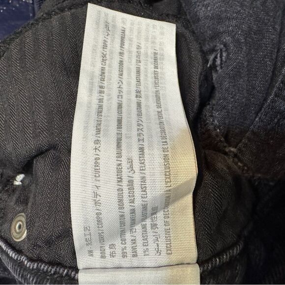 Abercrombie & Fitch Women's 25/0 High Rise 4" Shorts Black Denim - Picture 7 of 10